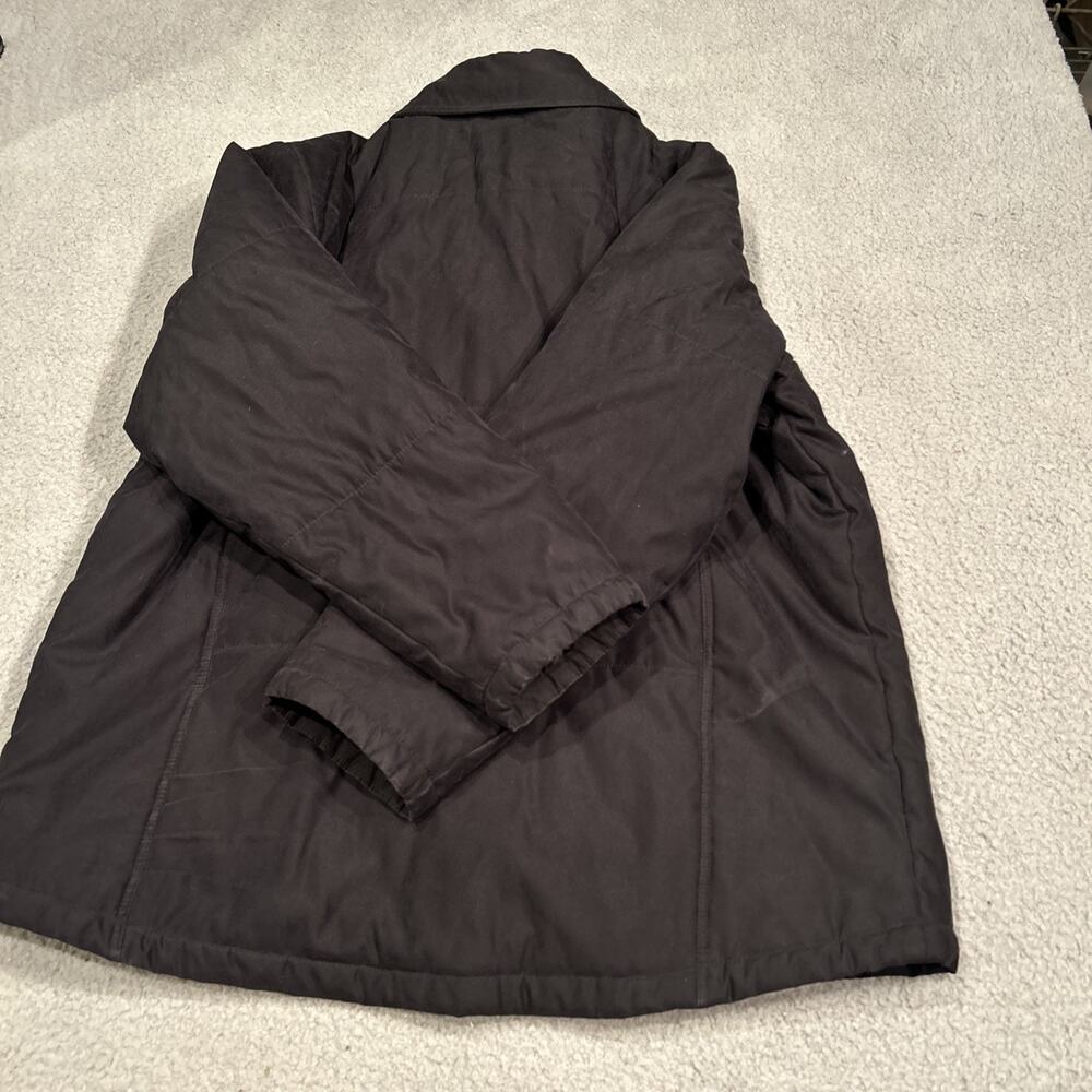 Avenue Womens 18 20 Black Jacket Full Zip Plus Size Coat Midweight - Picture 9 of 9